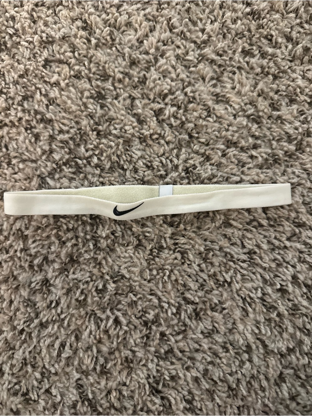 nike black and white headband